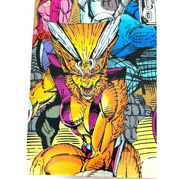 X-Force 1 Marvel Comic Book Graphic August 1991 Vol. 1 Second Print Collectible - Picture 8 of 11